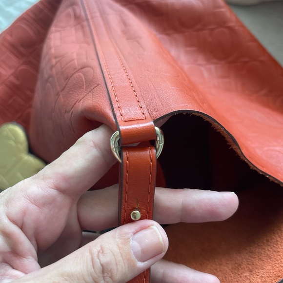 AUTHENTIC 💯👜 CAROLINA HERRERA LEATHER MATRYOSHKA BAG - Picture 6 of 13